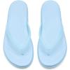 Crocs Miami Round Toe Flip Flop Sandals(Sky Blue Jelly)