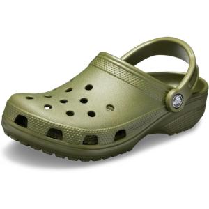 Crocs Unisex-Adult Classic Clog, Clogs for Women and Men(Army Green)