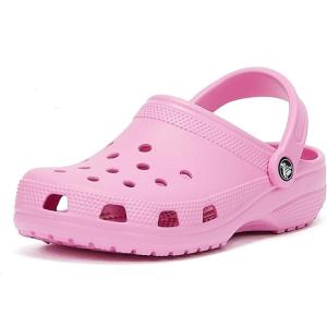 Crocs Unisex-Adult Classic Clog, Clogs for Women and Men(Taffy Pink)
