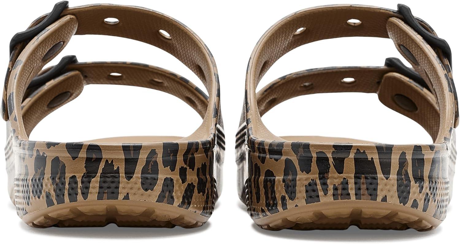 image:imageCrocs Classic Saturday SandalsSepiaLeopard