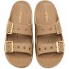 Crocs Classic Saturday Sandals(Sepia/Metallic Buckle)