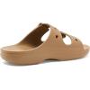 Crocs Classic Saturday Sandals(Sepia/Metallic Buckle)