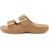 Crocs Classic Saturday Sandals(Sepia/Metallic Buckle)
