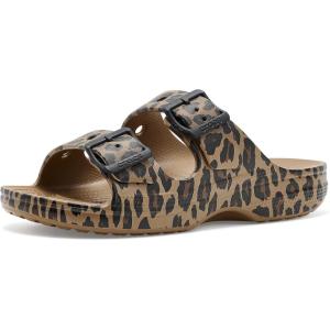 Crocs Classic Saturday Sandals(Sepia/Leopard)