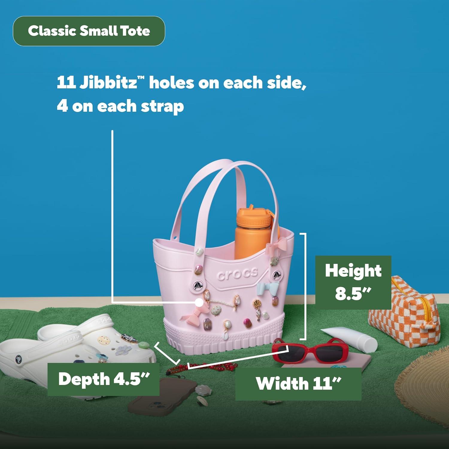 image:imageCrocs Classic Small Tote Bag Durable Washable WaterproofTaupe