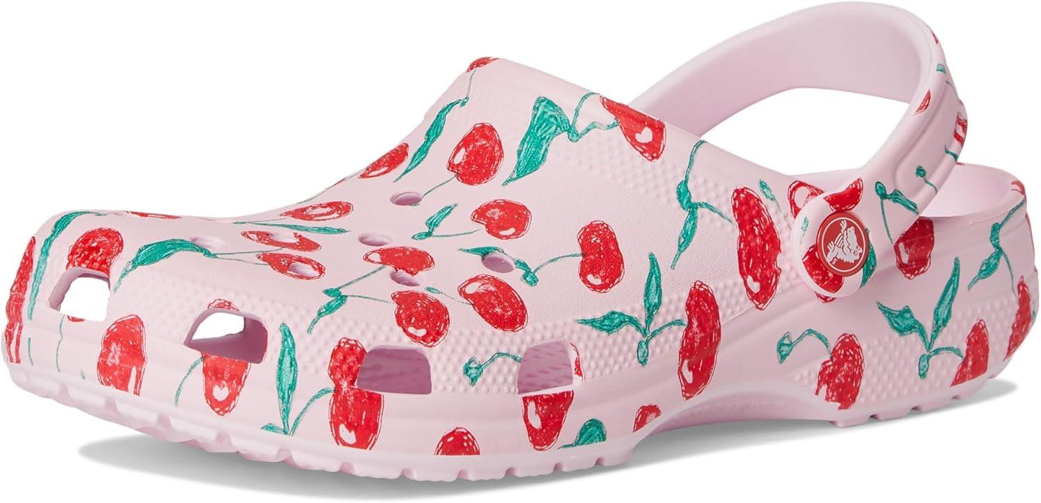 image:imageCrocs UnisexAdult Classic Clog Seasonal GraphicPink MilkCherries