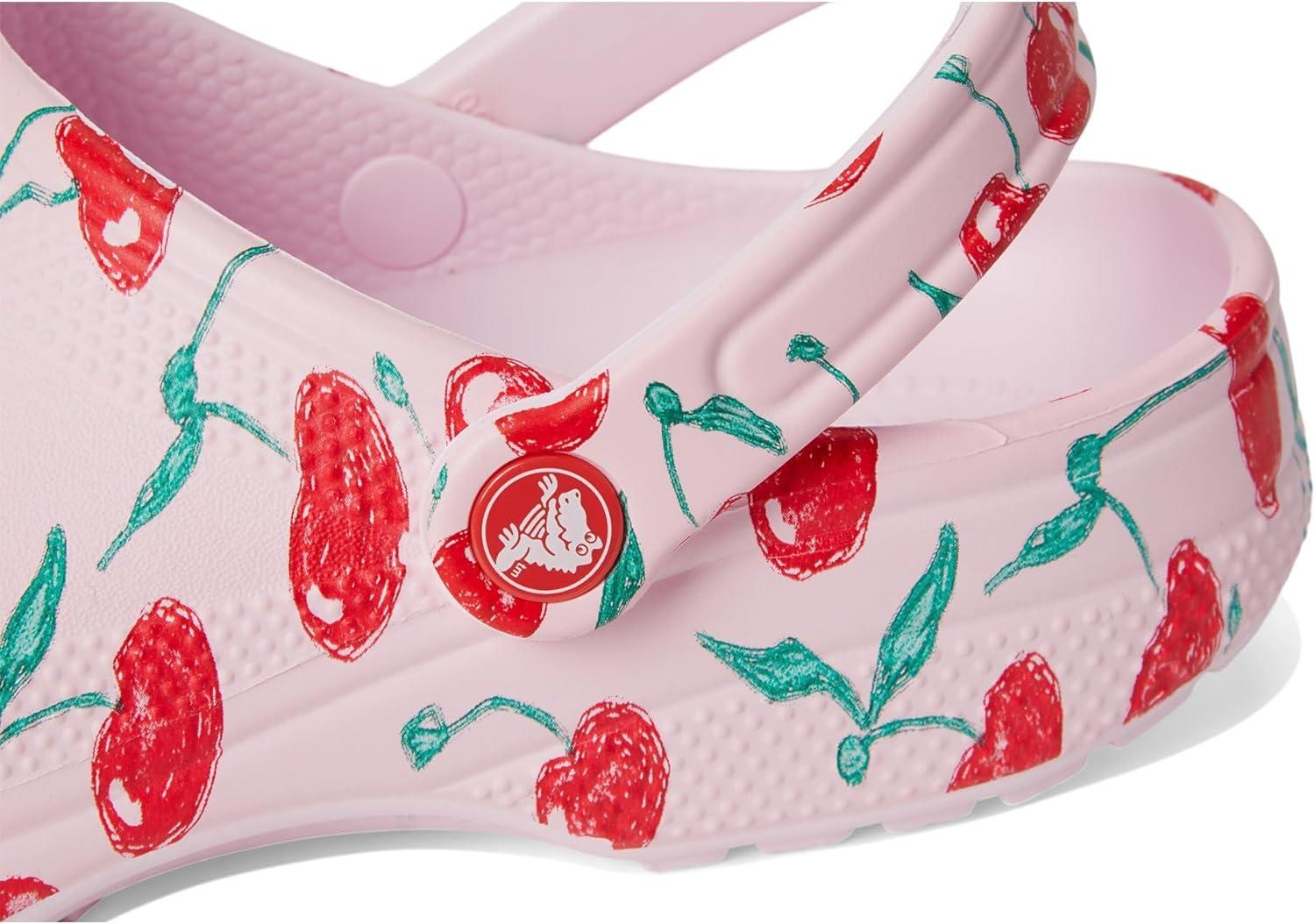 image:imageCrocs UnisexAdult Classic Clog Seasonal GraphicPink MilkCherries
