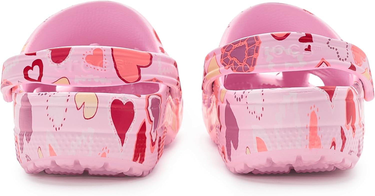 image:imageCrocs UnisexAdult Classic Clog Seasonal GraphicPink MilkHearts