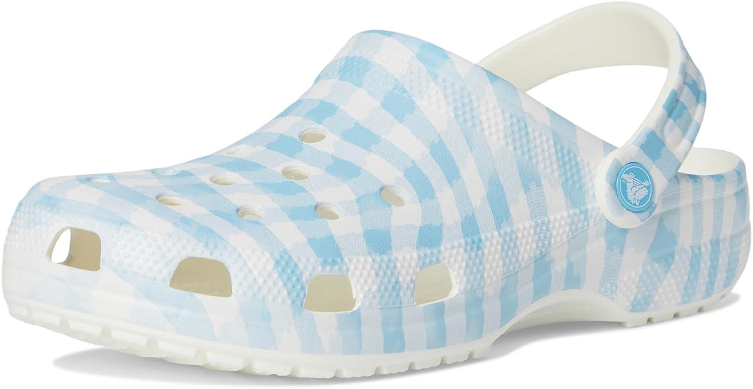 image:imageCrocs UnisexAdult Classic Clog Seasonal GraphicWhiteBlue 1