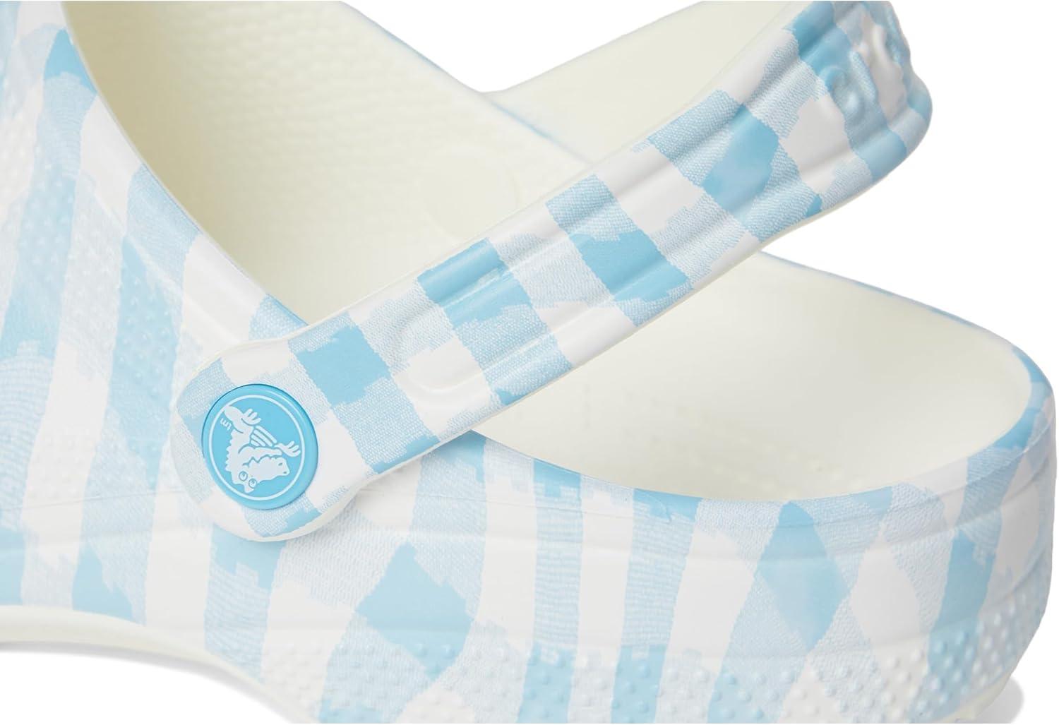 image:imageCrocs UnisexAdult Classic Clog Seasonal GraphicWhiteBlue 1