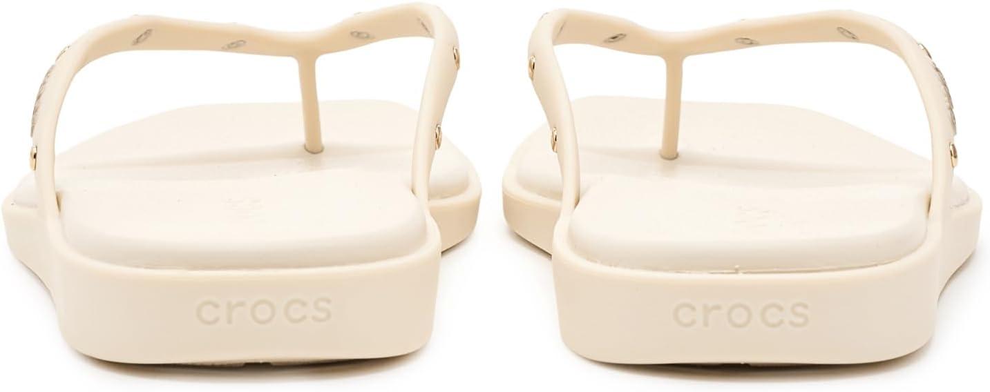 image:imageCrocs Womens Miami Flip FlopsAlmond Tint