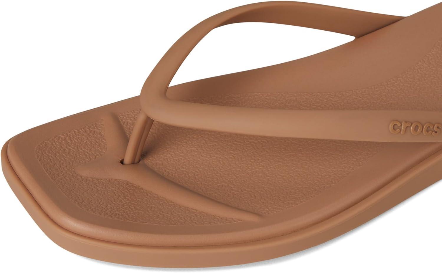 image:imageCrocs Womens Miami Flip FlopsMilk Chocolate