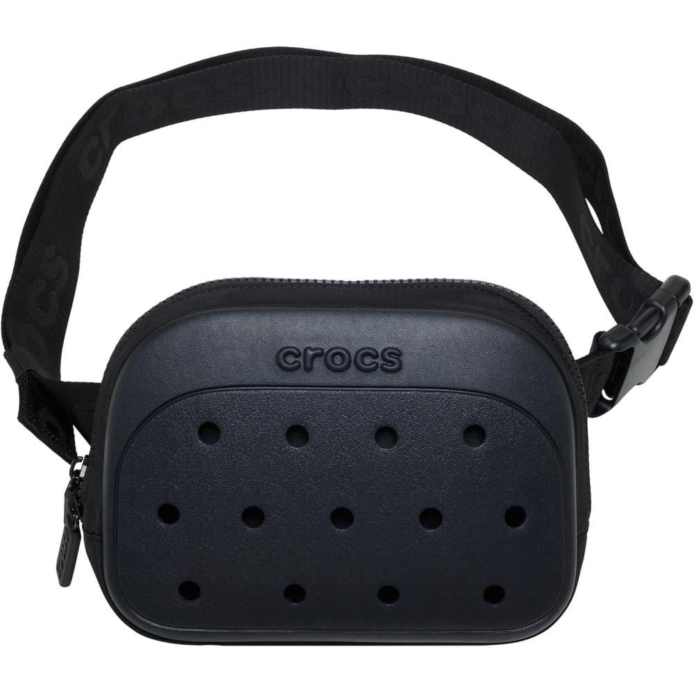 image:imageCrocs Classic Belt Waist Bag Customizable Fanny Pack Personalize with Jibbitz Charms Pond One SizeBlack