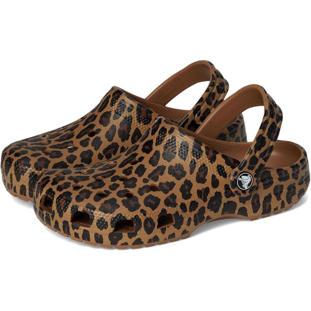 image:imageCrocs UnisexAdult Classic Clog Seasonal GraphicSepiaLeopard