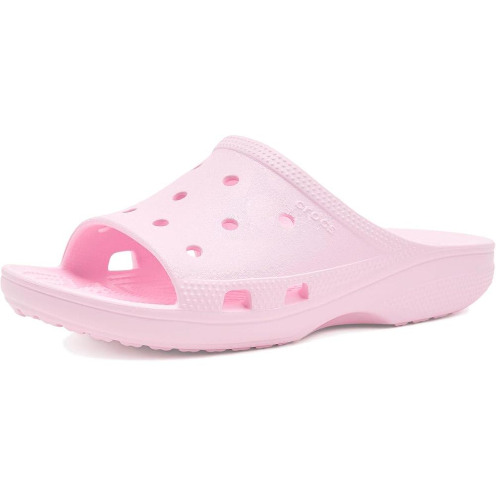 image:imageCrocs womens Classic Saturday SlidesPink Milk