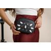 Crocs Classic Belt Waist Bag, Customizable Fanny Pack, Personalize with Jibbitz Charms, Pond, One Size(Black)