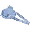 Crocs Classic Belt Waist Bag, Customizable Fanny Pack, Personalize with Jibbitz Charms, Pond, One Size(Blue Haze)