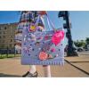 Crocs Classic Medium Tote Bag | Durable | Washable | Waterproof(Blue Haze)
