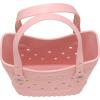 Crocs Classic Small Tote Bag | Durable | Washable | Waterproof(Powder Pink)
