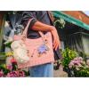 Crocs Classic Small Tote Bag | Durable | Washable | Waterproof(Powder Pink)