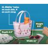 Crocs Classic Small Tote Bag | Durable | Washable | Waterproof(Powder Pink)