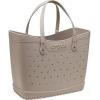 Crocs Classic Small Tote Bag | Durable | Washable | Waterproof(Taupe)