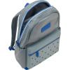 Crocs Nylon Backpack, Personalize with Jibbitz Charms, Cotton Candy, One Size(Grey/Multi)