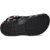 Crocs Unisex-Adult Classic Clog – Seasonal Graphic(Black/Flowers)