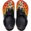 Crocs Unisex-Adult Classic Clog – Seasonal Graphic(Black/Multi)