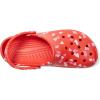 Crocs Unisex-Adult Classic Clog – Seasonal Graphic(Cherry Red/Hearts & Butterflies)