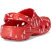 Crocs Unisex-Adult Classic Clog – Seasonal Graphic(Cherry Red/Hearts & Butterflies)