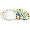 Crocs Unisex-Adult Classic Clog – Seasonal Graphic(Multi/Green Tie Dye)