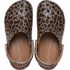 Crocs Unisex-Adult Classic Clog – Seasonal Graphic(Sepia/Leopard)