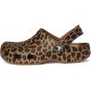 Crocs Unisex-Adult Classic Clog – Seasonal Graphic(Sepia/Leopard)