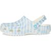 Crocs Unisex-Adult Classic Clog – Seasonal Graphic(White/Blue 1)