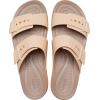 Crocs Women’s Brooklyn Buckle Low Wedges(Chai)