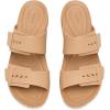 Crocs Women’s Brooklyn Buckle Low Wedges(Umber 1)