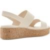 Crocs Women’s Brooklyn Cork Low Wedge(Frappe)