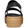Crocs Women’s Brooklyn Low Wedge Sandals(Black/Cashew)