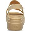 Crocs Women’s Brooklyn Low Wedge Sandals(Cashew/Cashew)