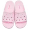 Crocs womens Classic Saturday Slides(Pink Milk)