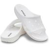 Crocs womens Classic Saturday Slides(White)