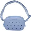 Crocs Classic Belt Waist Bag, Customizable Fanny Pack, Personalize with Jibbitz Charms, Pond, One Size(Blue Haze)