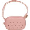Crocs Classic Belt Waist Bag, Customizable Fanny Pack, Personalize with Jibbitz Charms, Pond, One Size(Powder Pink)