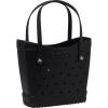 Crocs Classic Medium Tote Bag | Durable | Washable | Waterproof(Black)