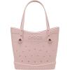 Crocs Classic Medium Tote Bag | Durable | Washable | Waterproof(Cotton Candy)