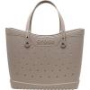 Crocs Classic Small Tote Bag | Durable | Washable | Waterproof(Taupe)