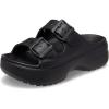 Crocs Saturday Platform Sandals(Black)
