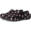 Crocs Unisex-Adult Classic Clog – Seasonal Graphic(Black/Flowers)