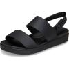 Crocs Women’s Brooklyn Backstrap Low Sandals(Black)